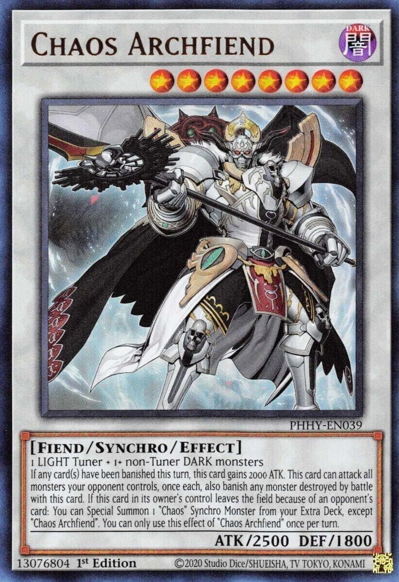 Chaos Archfiend - PHHY-EN039 - Ultra Rare Yugioh - 1st Edition