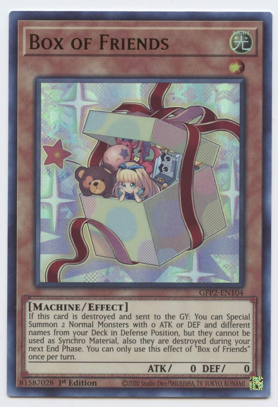 Box of Friends - GFP2-EN104 - Ultra Rare - 1st Edition