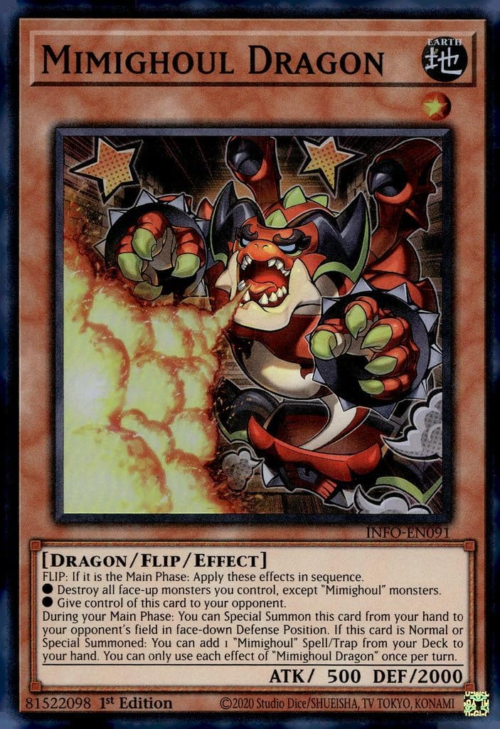 Mimighoul Dragon - INFO-EN091 - Super Rare - 1st Edition