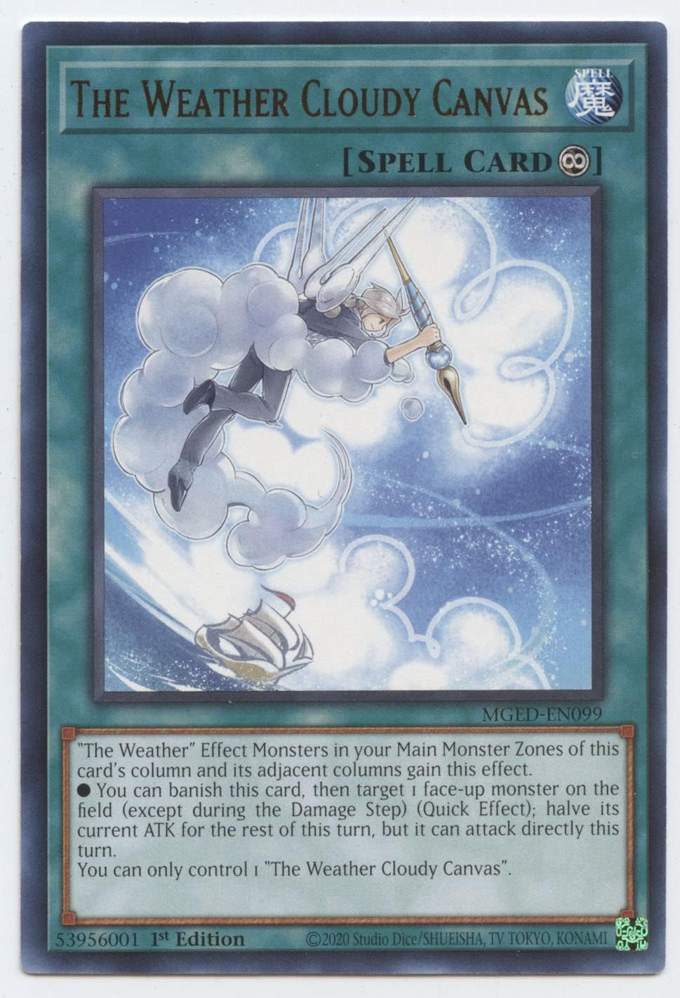 The Weather Cloudy Canvas - MGED-EN099 - Rare - 1st Edition