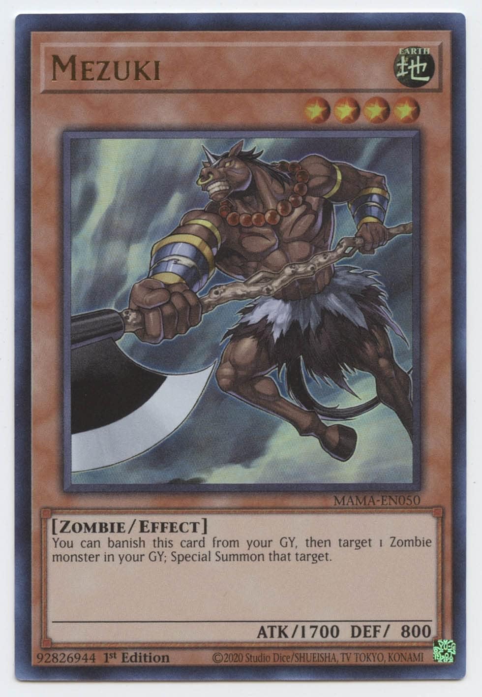 Mezuki - MAMA-EN050 - Ultra Rare - 1st Edition