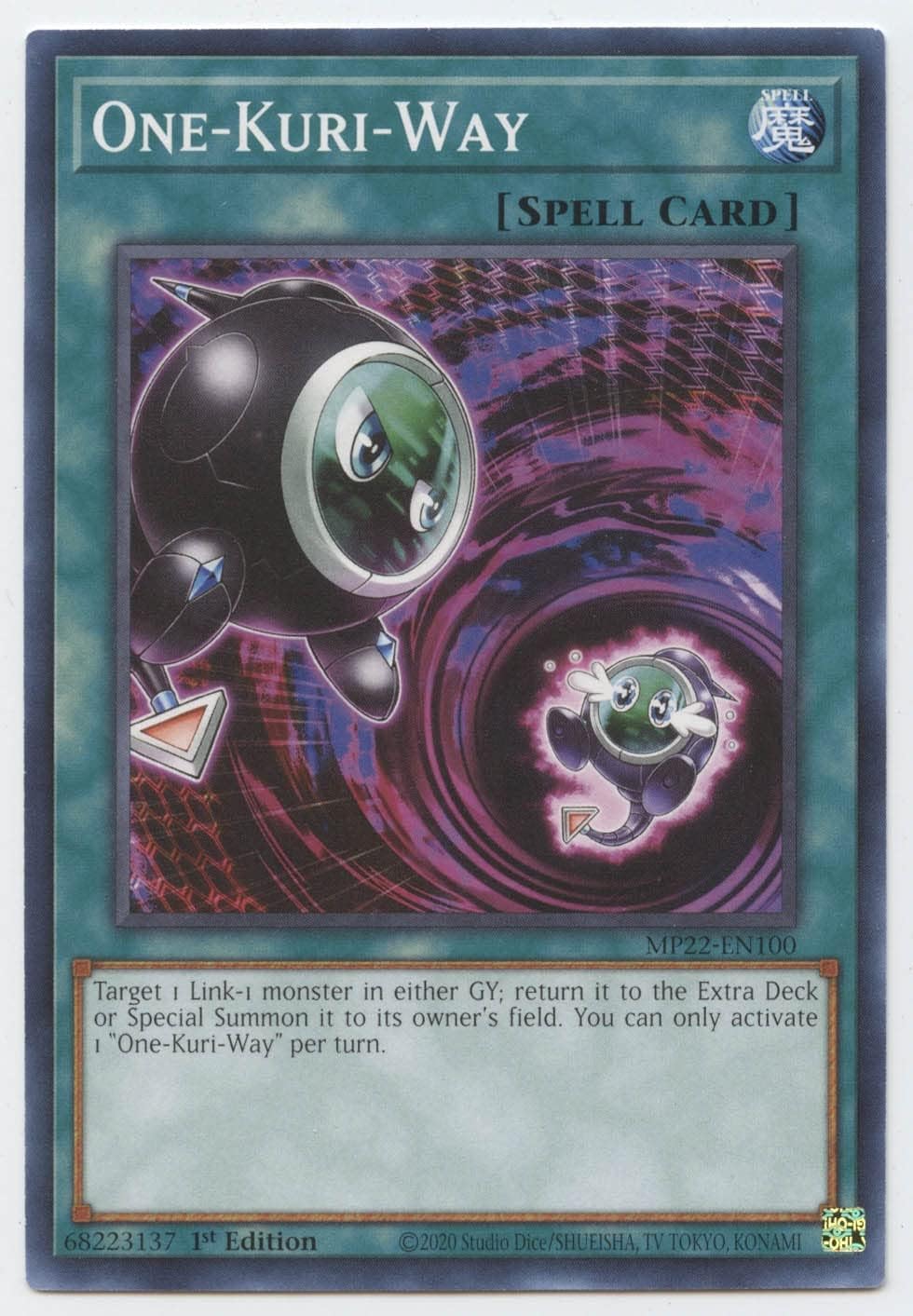 Yu-Gi-Oh! One-Kuri-Way - MP22-EN100 - Common - 1st Edition