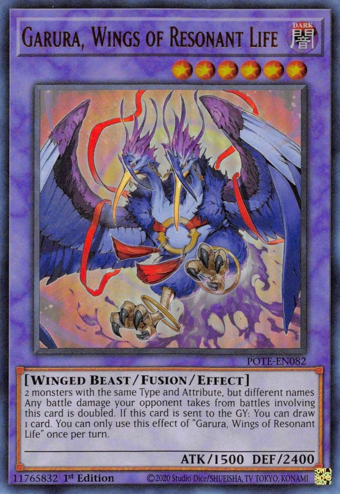 Garura, Wings of Resonant Life - Power of The Elements Near Mint 1st Ed