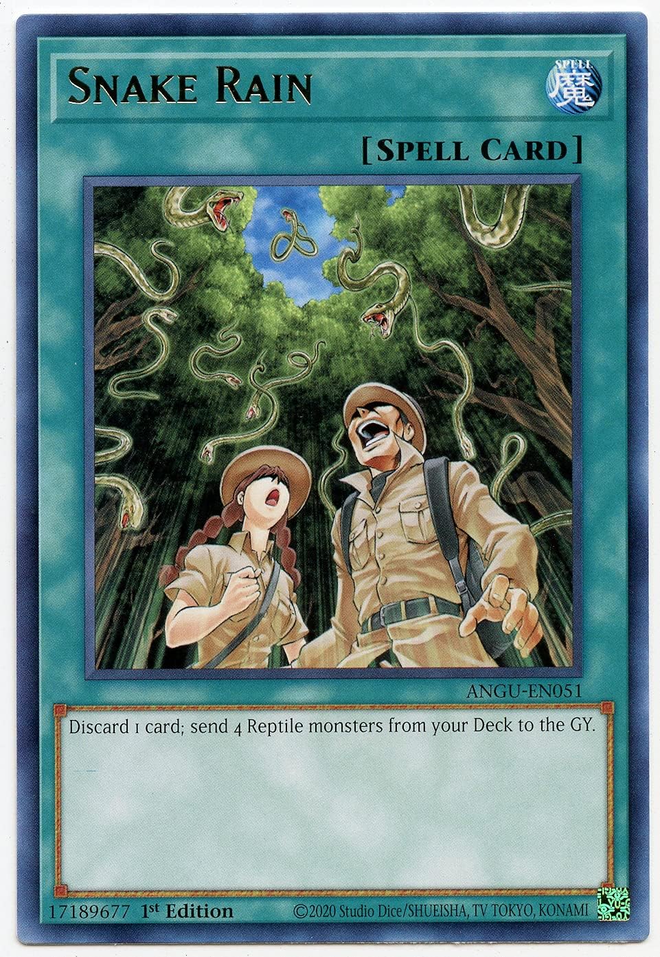 Snake Rain - ANGU-EN051 - Rare - 1st Edition