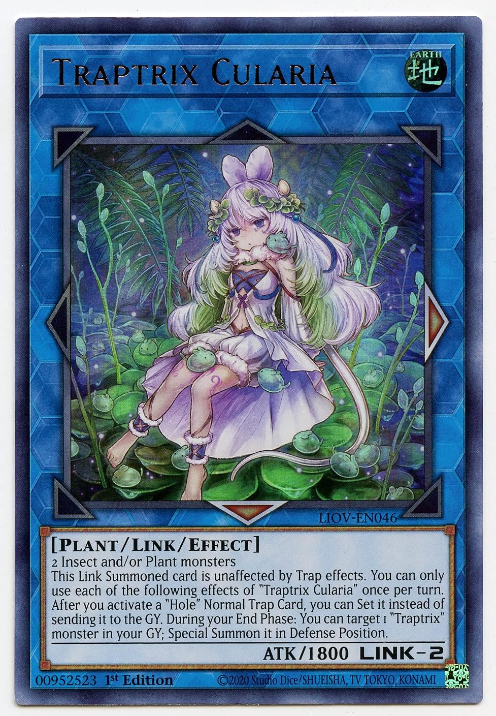 Traptrix Cularia - LIOV-EN046 - Ultra Rare - 1st Edition