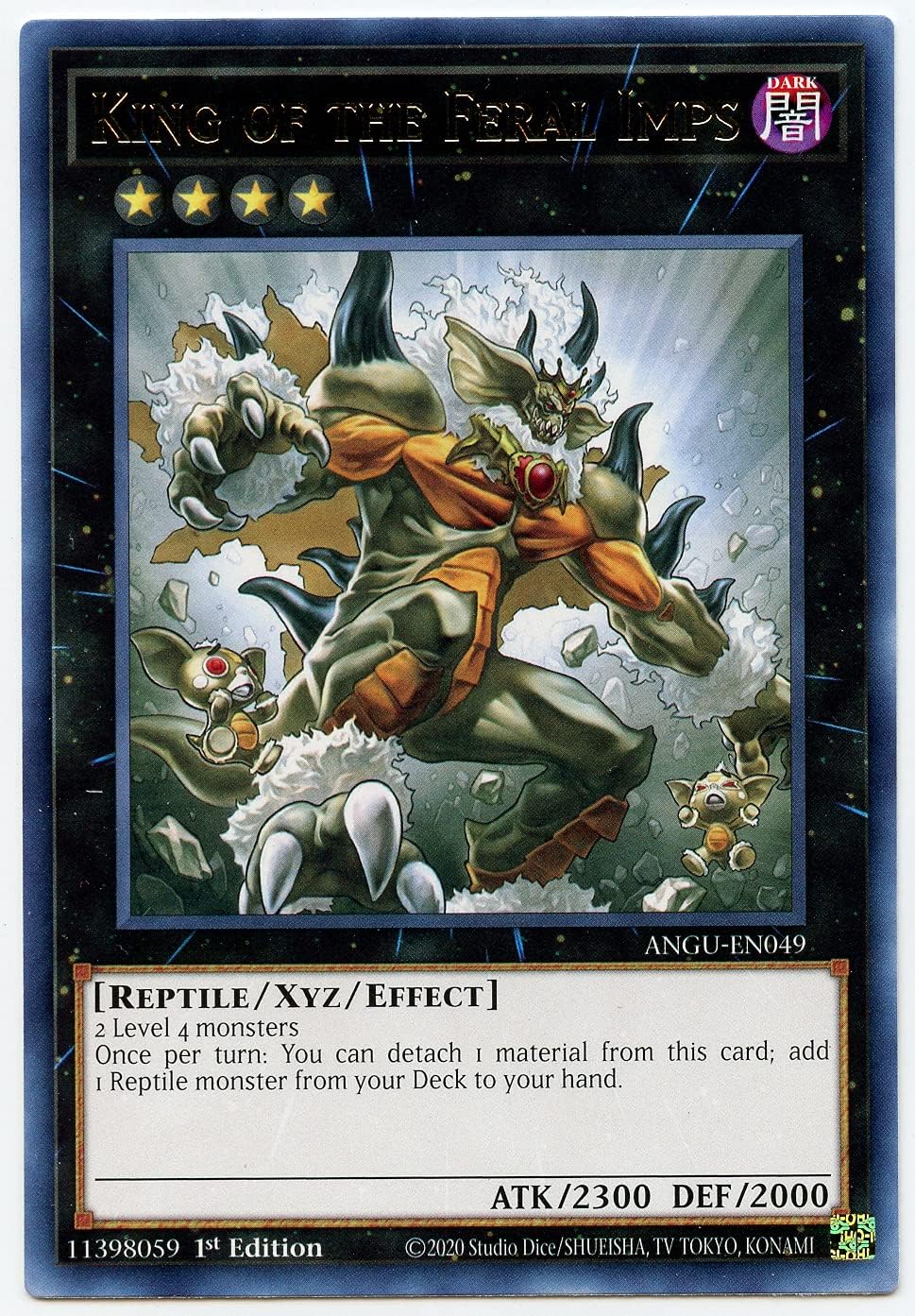 King of The Feral Imps - ANGU-EN049 - Rare - 1st Edition