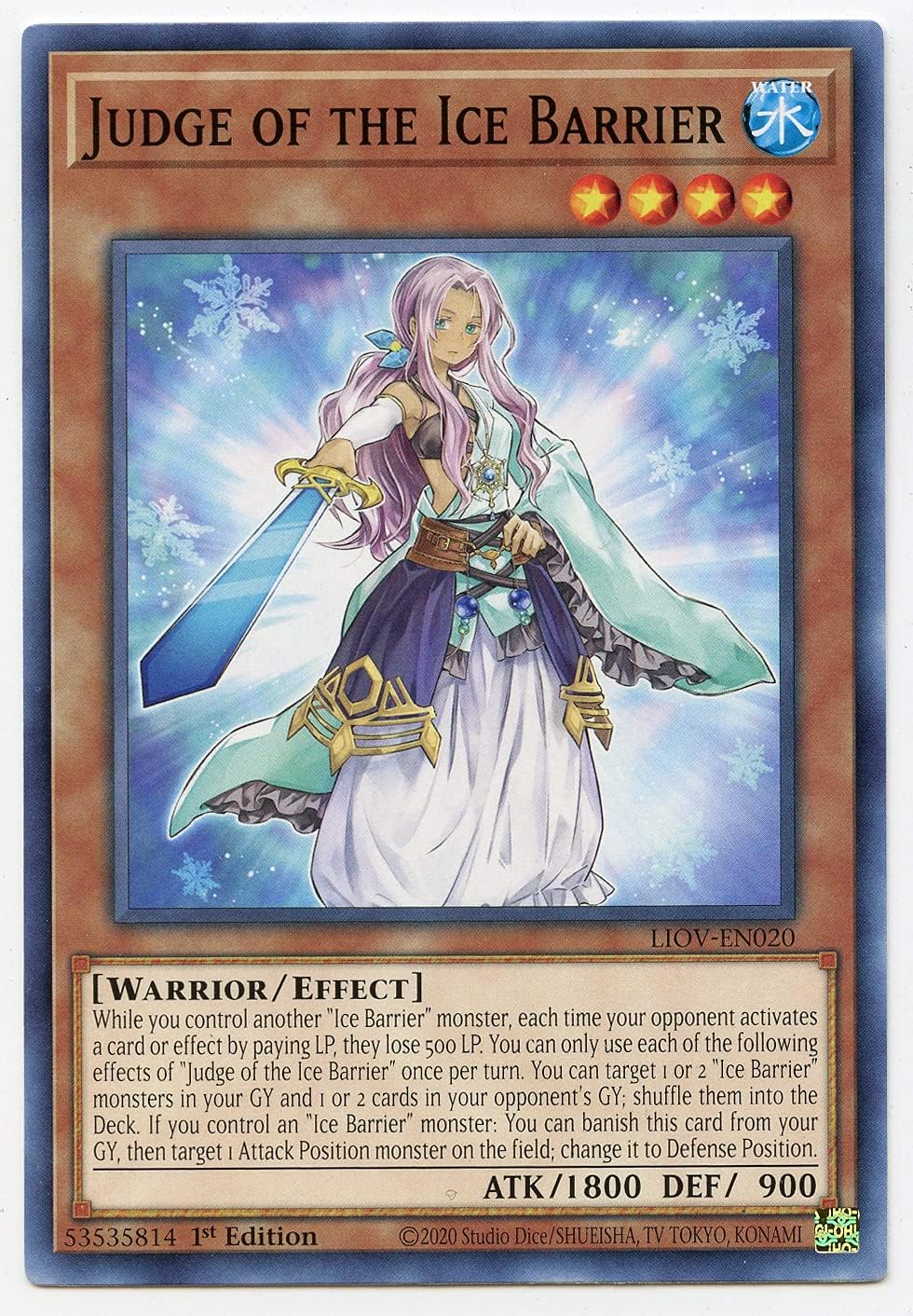 Judge of The Ice Barrier - LIOV-EN020 - Common - 1st Edition