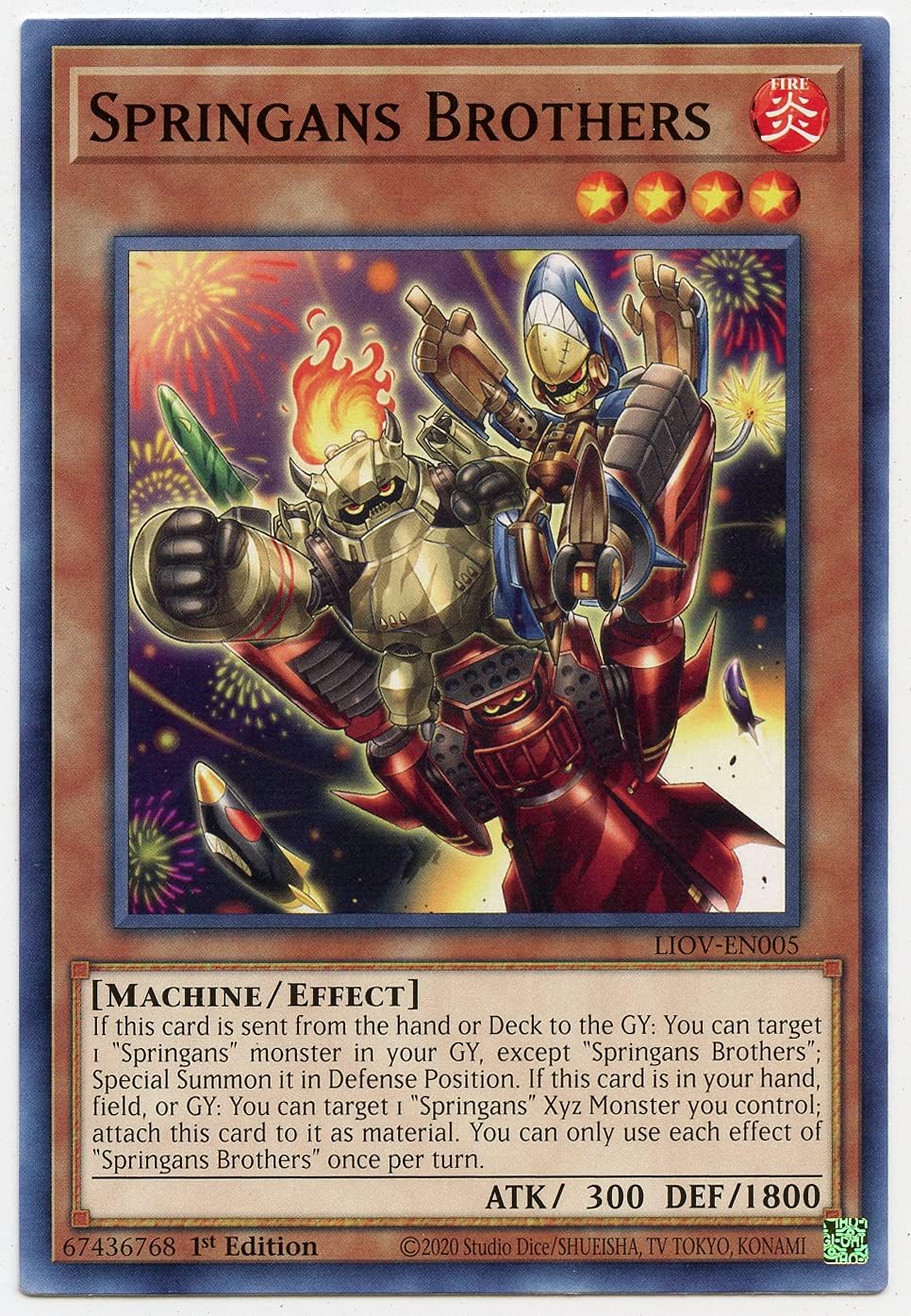 Springans Brothers - LIOV-EN005 - Common - 1st Edition