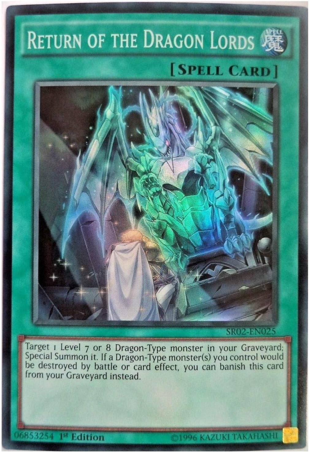 Yu-Gi-Oh! - Return of The Dragon Lords (SR02-EN025) - Structure Deck: Rise of The True Dragons - Edition - Super Rare by Yu-Gi-Oh!