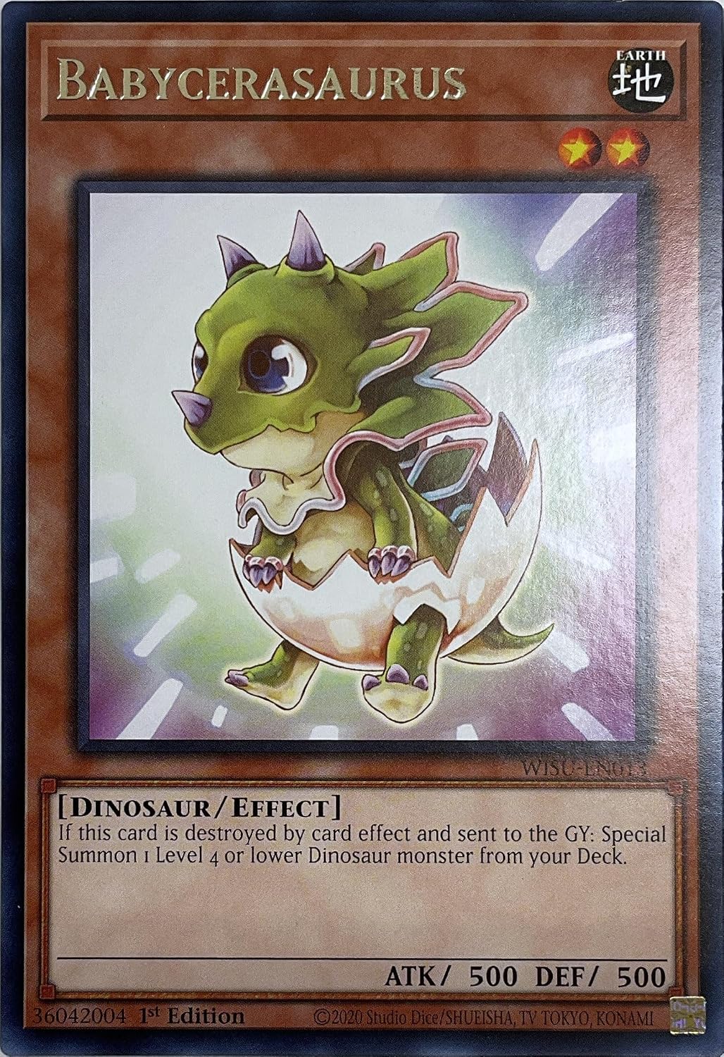 Babycerasaurus - WISU-EN013 - Rare - 1st Edition