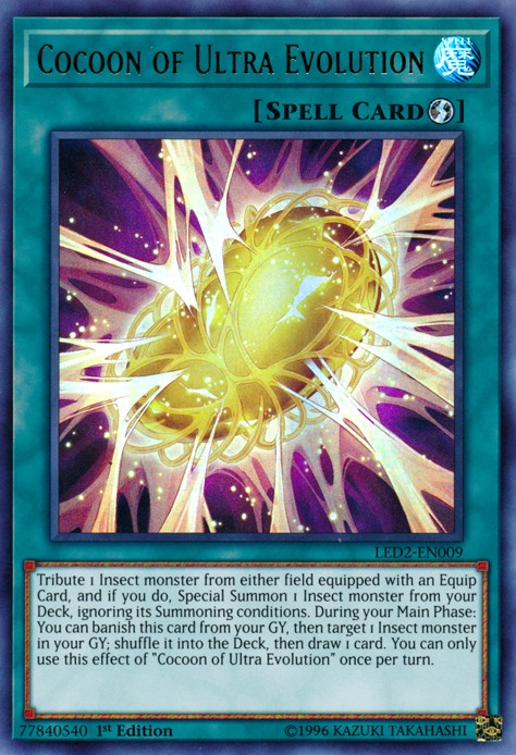 Cocoon of Ultra Evolution - LED2-EN009 - Ultra Rare - 1st Edition