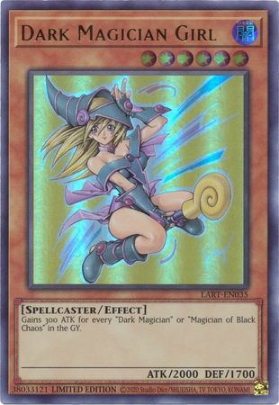 Dark Magician Girl (2021) - LART-EN035 - Ultra Rare - Limited Edition