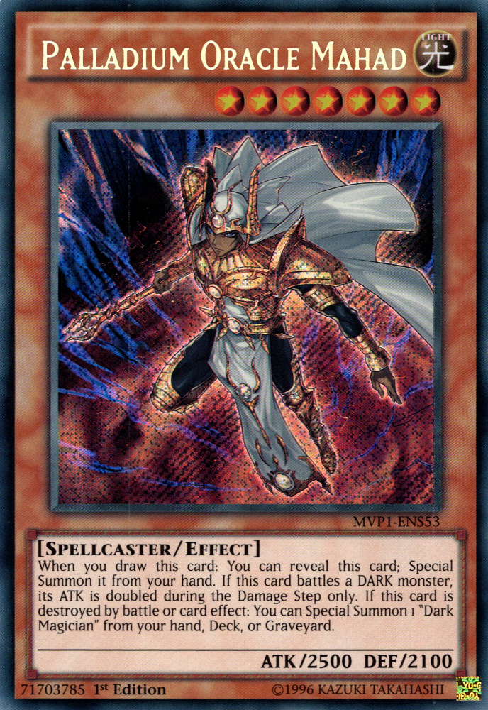 Palladium Oracle Mahad - MVP1-ENS53 - Secret Rare - 1st Edition