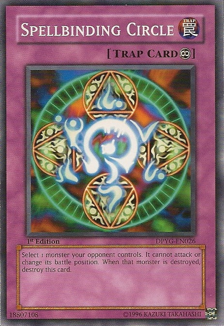 Yu-Gi-Oh! - Spellbinding Circle (DPYG-EN026) - Duelist Pack Yugi Moto - 1st Edition - Common