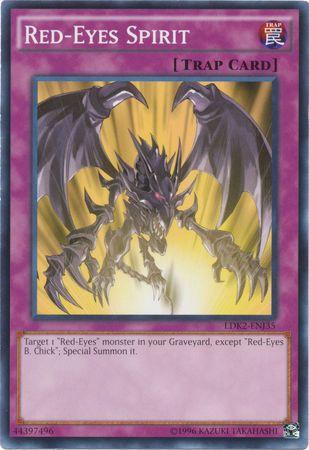 Yu-Gi-Oh! - Red-Eyes Spirit (LDK2-ENJ35) - Legendary Decks II - 1st Edition - Common