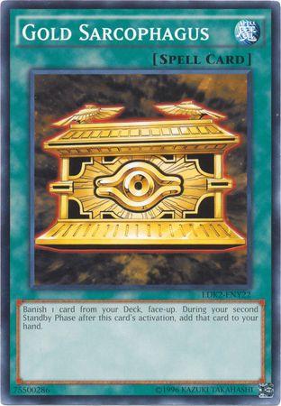 Yu-Gi-Oh! - Gold Sarcophagus - LDK2-ENY22 - Common - Unlimited Edition - Legendary Decks II