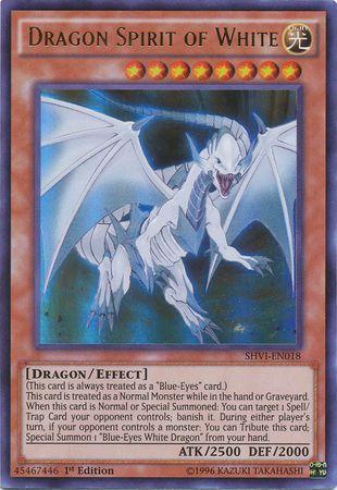 Yu-Gi-Oh! - Dragon Spirit of White (SHVI-EN018) - Shining Victories - 1st Edition - Ultra Rare by Yu-Gi-Oh!