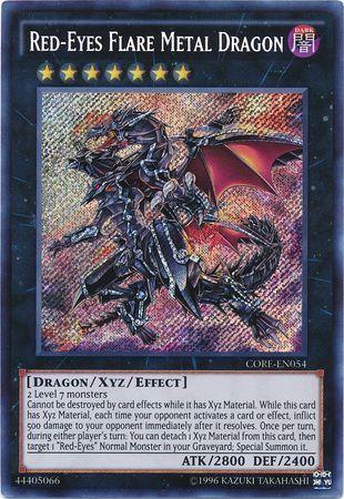 Yu-Gi-Oh! - Red-Eyes Flare Metal Dragon (CORE-EN054) - Clash of Rebellions - Unlimited Edition - Ghost Rare by Yu-Gi-Oh!