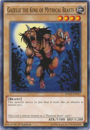 YU-GI-OH! - Gazelle The King of Mythical Beasts (SDMY-EN017) - Structure Deck: Yugi MUTO - 1st Edition - Common