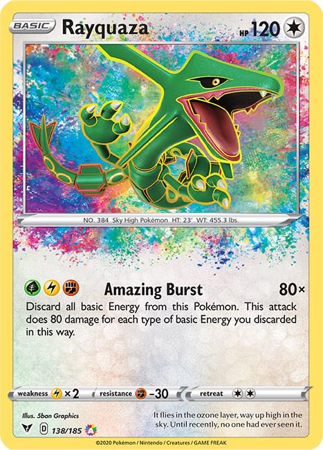 Pokemon - Rayquaza - 138/185 - Amazing Rare