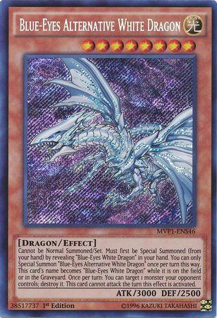 YU-GI-OH! Blue-Eyes Alternative White Dragon - MVP1-ENS46 - Secret Rare - 1st Edition - 1 Card