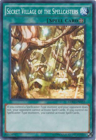 Yu-Gi-Oh! - Secret Village of The Spellcasters - LDK2-ENY33 - Common - Unlimited Edition - Legendary Decks II