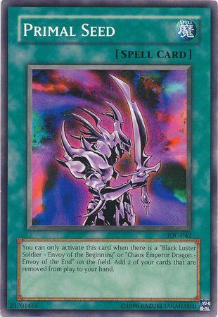 YuGiOh Invasion of Chaos Primal Seed IOC-042 Common
