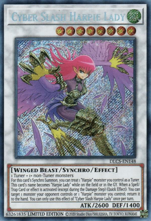 Cyber Slash Harpie Lady - DLCS-EN148 - Secret Rare - 1st Edition