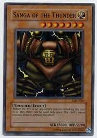 Yu-Gi-Oh! - Sanga of the Thunder (MRD-025) - Metal Raiders - Unlimited Edition - Super Rare