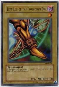 Yu-Gi-Oh! - Left Leg of the Forbidden One (LOB-121) - Legend of Blue Eyes White Dragon - Unlimited Edition - Ultra Rare