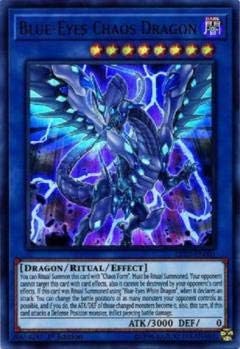 Yu-Gi-Oh! LED3-EN001 Blue-Eyes Chaos Dragon (1st Edition Ultra Rare) Legendary Duelists White Dragon Abyss