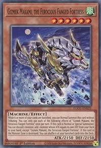 Gizmek Makami, The Ferocious Fanged Fortress - EGO1-EN021 - Common - 1st Edition