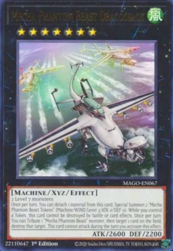 Mecha Phantom Beast Dracossack - MAGO-EN067 - Rare 1st Edition yugioh
