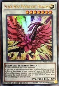 Black Rose Moonlight Dragon (YF07-EN001) - 5D's Manga Promos - Limited Edition - Ultra Rare