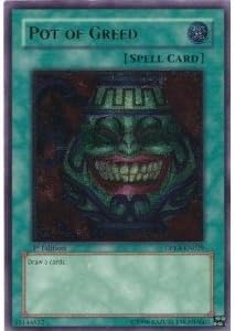 YuGiOh Card Game Duelist Pack Kaiba Single Card Pot of Greed DPKB-EN029 Ultim...