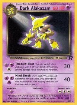 Pokemon - Dark Alakazam (18) - Team Rocket