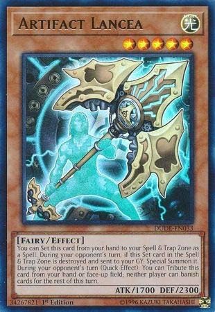 Yu-Gi-Oh! - Artifact Lancea - DUDE-EN033 - Ultra Rare - 1st Edition - Duel Devastator