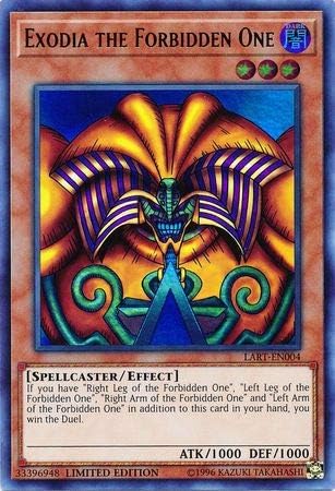 Yu-Gi-Oh! Singles - Exodia The Forbidden One - LART-EN004 - Ultra Rare - Limited Edition