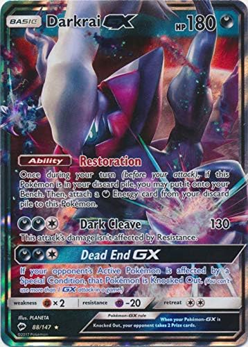 Darkrai-GX - 88/147 - Ultra Rare - Sun & Moon: Burning Shadows