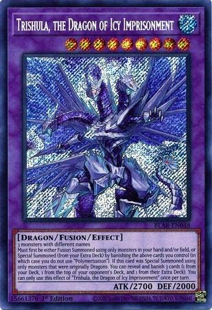 YU-GI-OH! Trishula, The Dragon of ICY Imprisonment - BLAR-EN048 - Secret Rare - 1st Edition (1/1) -