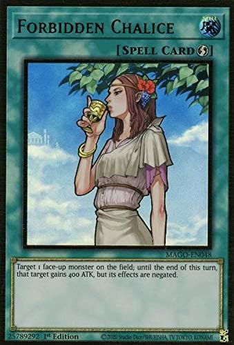 Forbidden Chalice - MAGO-EN048 - Premium Gold Rare - 1st Edition