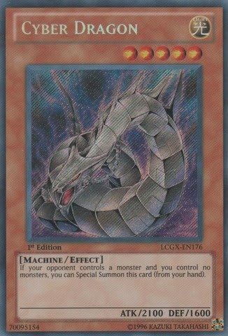 Yu-Gi-Oh! - Cyber Dragon (LCGX-EN176) - Legendary Collection 2-1st Edition - Secret Rare by Yu-Gi-Oh!