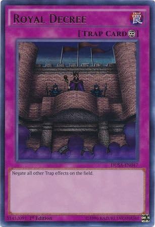 Royal Decree - DUSA-EN047 - Ultra Rare - 1st Edition - Duelist Saga (1st Edition)