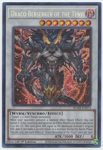 Draco Berserker of The Tenyi - BLMR-EN074 - Secret Rare - 1st Edition