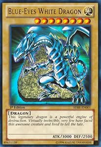 Yu-Gi-Oh! - Blue-Eyes White Dragon SDBE-EN001 1st Edition
