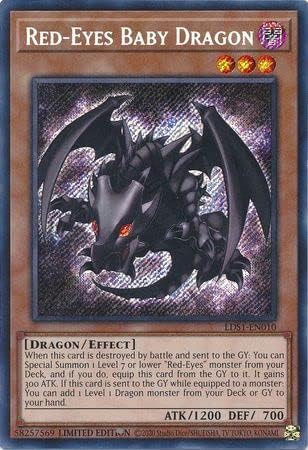 Red-Eyes Baby Dragon LDS1-EN010 Secret Rare Limited Edition