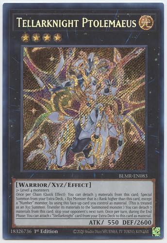 Tellarknight Ptolemaeus - BLMR-EN083 - Secret Rare - 1st Edition