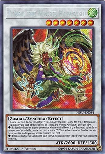 Yu-Gi-Oh! Singles - Tengu, The Winged Mayakashi - HISU-EN034 - Secret Rare - 1st Edition - Hidden Summoners