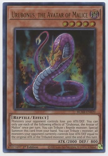 Urubonus, The Avatar of Malice - BLMR-EN020 - Ultra Rare - 1st Edition