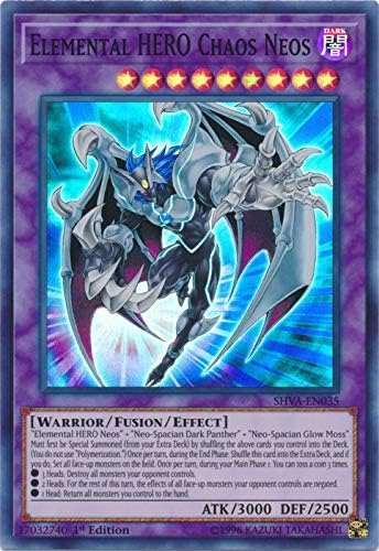 Yu-Gi-Oh! - Elemental HERO Chaos Neos - SHVA-EN035 - Super Rare - 1st Edition - Shadows In Valhalla
